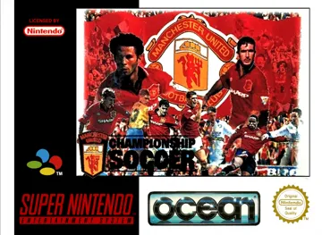 Manchester United Championship Soccer (Europe) box cover front